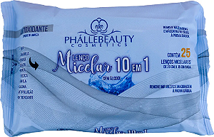 LENÇO MICELAR 10 EM 1 PHALLEBEAUTY