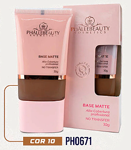 BASE MATTE 30G PHALLEBEAUTY - CORES:10