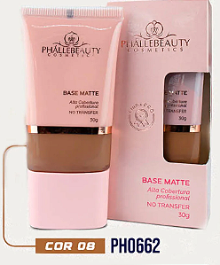 BASE MATTE 30G PHALLEBEAUTY - CORES:08