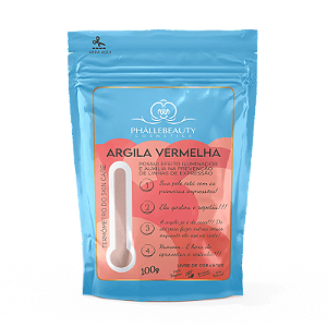 ARGILA PHALLEBEAUTY - CORES:VERMELHA