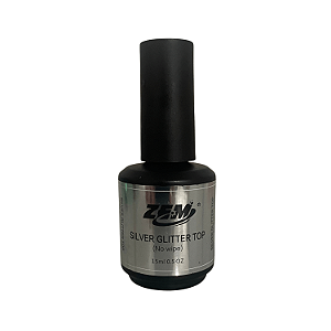 SILVER GLITTER TOP ZEM 15ML