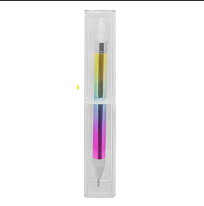 CANETA PEGA STRASS CROMADA