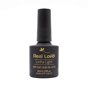 TOP COAT LIGHT OLHO DE GATO  REAL LOVE