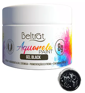 GEL AQUARELA PAINT BLACK 8G BELTRAT