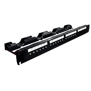 Patch Panel Modular Gigalan CAT6 24 Portas T568A/B