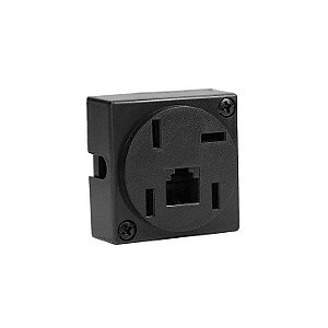 Tomada Padrão Telebrás + Modular 2 VIAS - PRETA