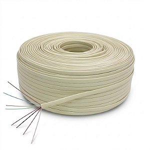 Cordão Liso Chato 8 VIAS BEGE - 300 metros