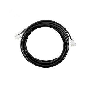 Cordão Liso Modular PRETO com 5 metros