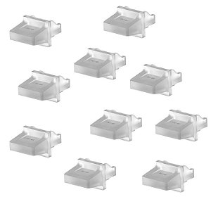 Tampa Anti-Poeira RJ45 - DUST COVER - CRISTAL - 10 peças