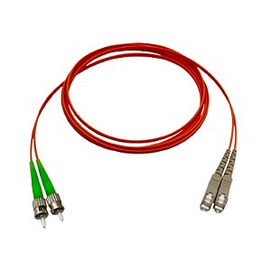 Cordão Óptico DPX MM 62,5/125µ SC-UPC/ST-APC 2,5m