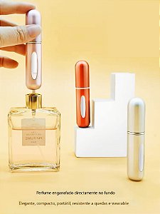 Porta Perfume Recarregável Spray