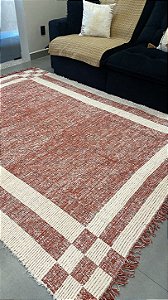 Tapete para sala em algodão tamanho 1,50 x 2,00