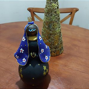 Santa em cabaça - Nossa senhora aparecida