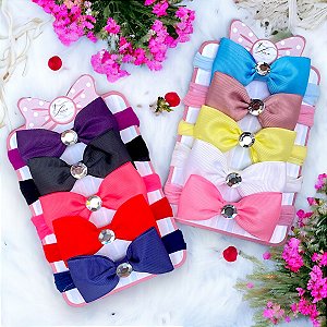 Kit 10 laços de bebê Lacinhos de bebe na Faixinha