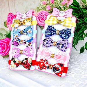 Kit 10 laços de bebê Lacinhos de Bebe Faixinha cabelo infantil Floral