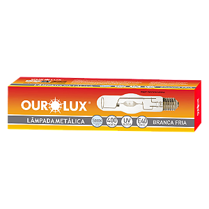 Lâmpada Metálica Tubular 400W E-40 5000K Ourolux.
