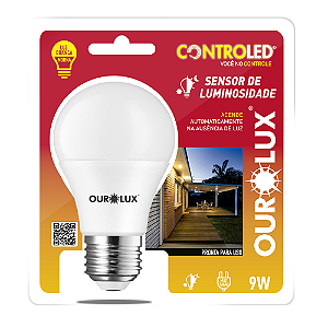 Lâmpada Inteligente Controled 9W c/ Sensor de Luminosidade 2.700K bivolt.