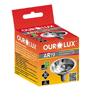 Lâmpada AR70 50W 12V 24º BA15D.