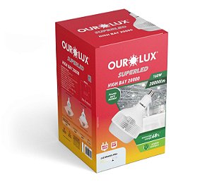 Luminária Superled Highbay V2 160W bivolt 6500K E40 20.000 lúmens.