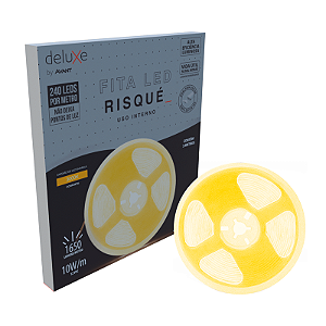 Fita led 5 metros interno 3000K 10W/m 12V.