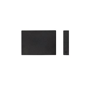 Balizador de sobrepor LED mini Neu 2 retangular facho simples externo 3000K 1,5w bivolt IP65 5X7X1,15cm policarbonato preto.