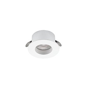 Plafon de embutir LED Móbili redondo dimerizável para movelaria IRC90 2700K 2W 12V 25º Ø3,7X1,9CM policarbonato e ABS branco.
