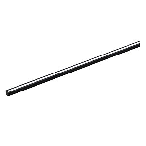 Perfil de embutir LED Archi linear 1 metro IRC 93 2700K 5W/m 24V alumínio preto.