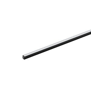 Perfil de sobrepor LED Archi Linear 1 metro IRC 93 2700K 5W/m 24V alumínio preto.