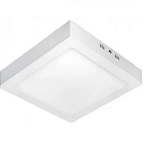 Luminária Plafon LED 36W Quadrado 40cm x 40cm Sobrepor 4000K bivolt.