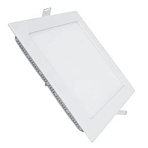 Luminária Plafon LED 40W Quadrado 40cm x 40cm Embutir 4000K bivolt.