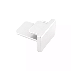 Acessório Ponteira Para Trilho de Sobrepor 2x3,5x3,3cm Alumínio Branco.