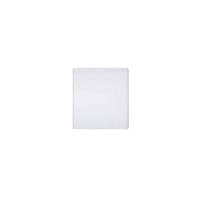 Arandela de Parede LED Prisma Quadrado Facho Duplo Aberto Externo 3000K 3W Bivolt 12x12x5cm Policarbonato Branco.