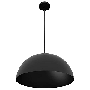 Pendente Saturno Ø37,5x16cm Metal Preto.