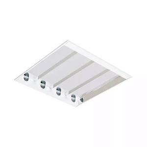 Luminária de Embutir alto rendimento para 4 lâmpadas 9/10W 60cm.