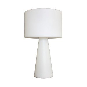 Abajur Simple Ø29,5x51cm Polietileno Branco.