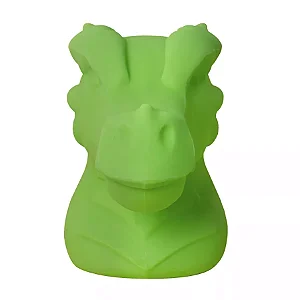Luminária Dragão 25x17x27cm Polietileno Verde.