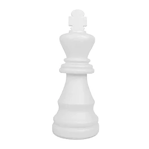 Luminária Rei Ø17,5x48cm Polietileno Branco.