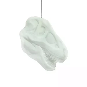 Pendente T-Rex 27x24x40cm Polietileno Branco.