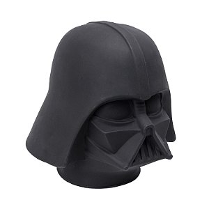 Luminária Darth Vader 28x30x26cm Polietileno Preto.