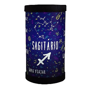 Luminária de Mesa Lumi Signo Sagitário 27xØ14,5cm Polipropileno Colorido.