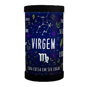 Luminária de Mesa Lumi Signo Virgem 27xØ14,5cm Polipropileno Colorido.