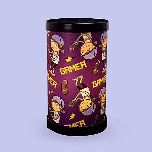 Luminária de Mesa Lumi Gamer 27xØ14,5cm Polipropileno Colorido.