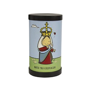 Luminária de Mesa Lumi Nossa Senhora Caravaggio 27xØ14,5cm Polipropileno Colorido.