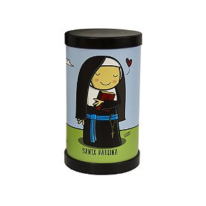Luminária de Mesa Lumi Santa Paulina 27xØ14,5cm Polipropileno Colorido.