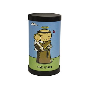 Luminária de Mesa Lumi Santo Antônio 27xØ14,5cm Polipropileno Colorido.