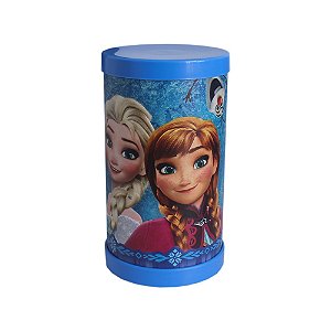Luminária de Mesa Lumi Frozen Close 27xØ14,5cm Polipropileno Azul.