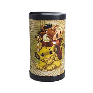 Luminária de Mesa Lumi Rei Leão 27xØ14,5cm Polipropileno Colorido.