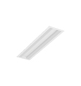 Luminária de Embutir LED Kiini Retangular 4000K 37,4W Bivolt 58,5x13,5x3,5cm Acrílico, Corpo e Refletor Branco Fosco.