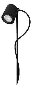 Poste Balizador Finco Espeto de Jardim Redondo 286 40cm GU10 Para Dicroica.