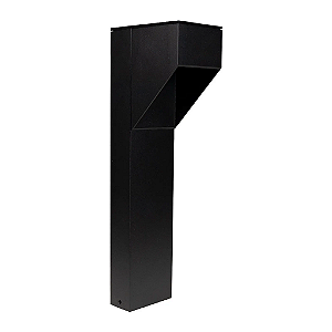 Poste Balizador 270 para Jardim 35cm GU10 para Mini Dicróica Preto.